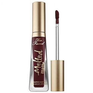 Too Faced Melted Matte deep red liquid lipstick